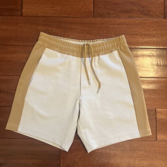 CLUB MONACO Doubleface Shorts Khak MUTI SZ XS - Picture 1 of 6